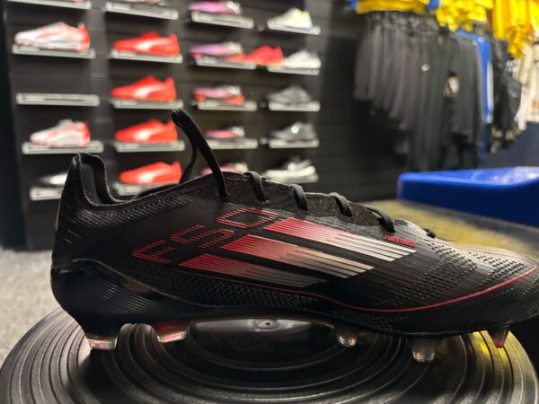 F50 League Gras (MG) / Zwart Rood Zilver / Adidas - Afbeelding 2